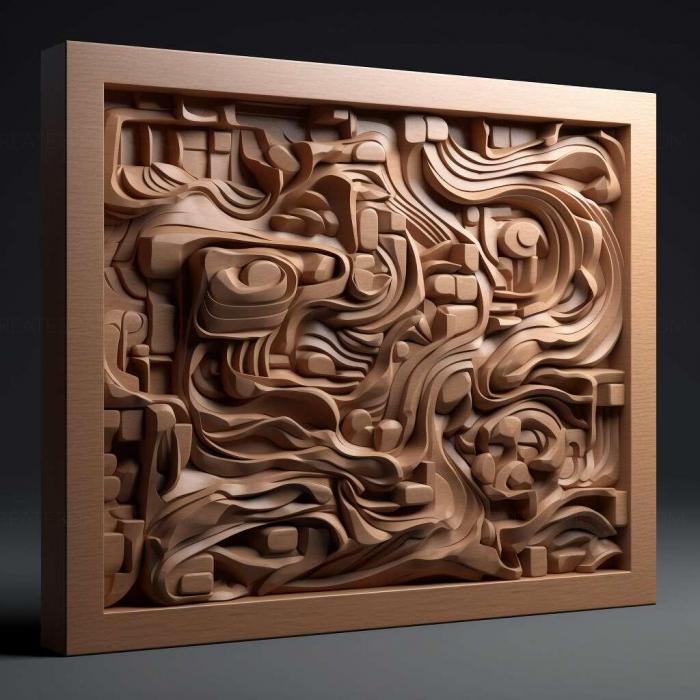 نموذج ثلاثي الأبعاد لآلة CNC 3D Art 